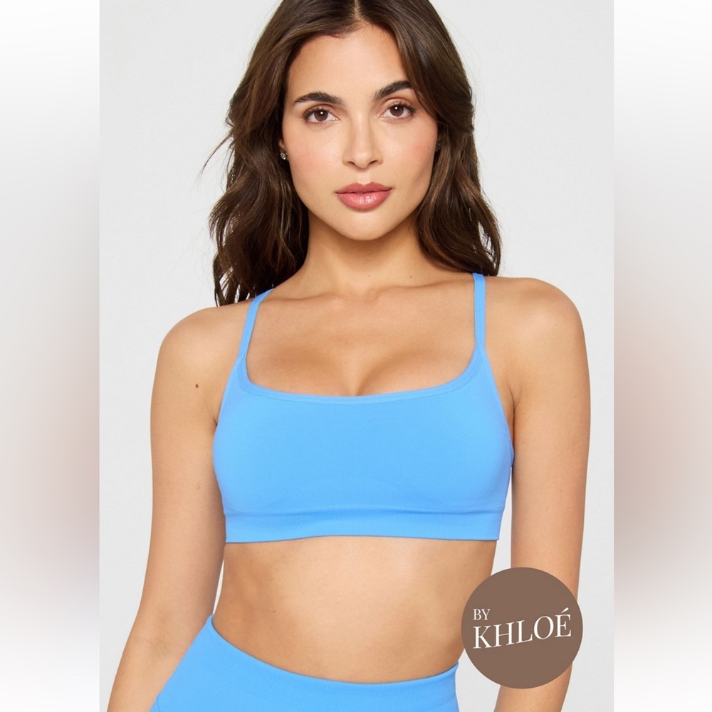 fabletics sleek seamless strappy low impact bra